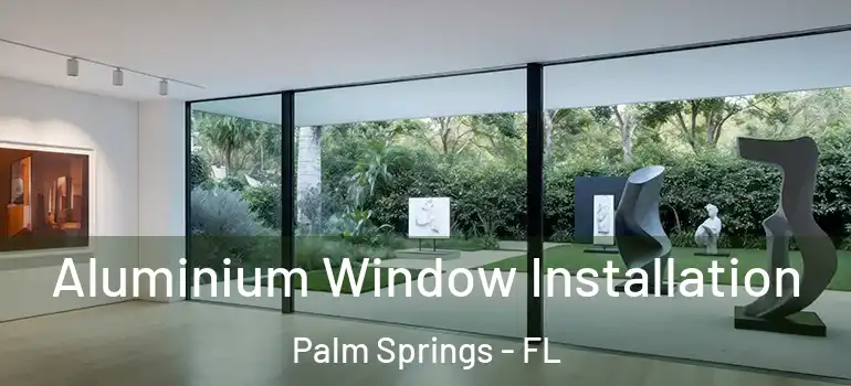  Aluminium Window Installation Palm Springs - FL