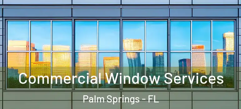  Commercial Window Services Palm Springs - FL