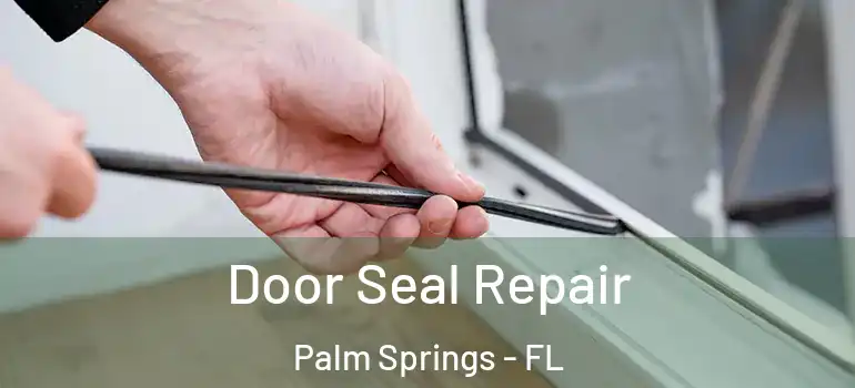 Door Seal Repair Palm Springs - FL