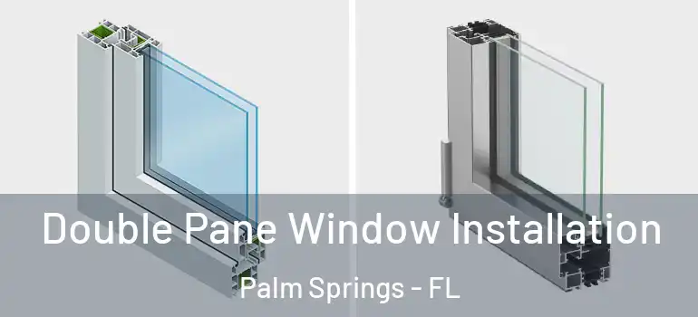  Double Pane Window Installation Palm Springs - FL