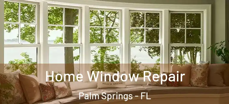 Home Window Repair Palm Springs - FL