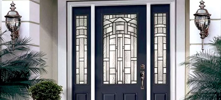 Stained Glass Door Panels in Palm Springs, FL