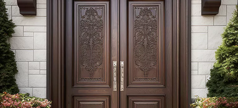 Double Front Doors in Palm Springs, FL