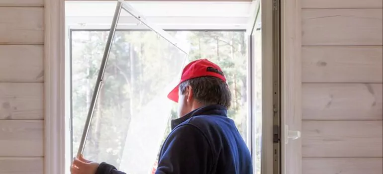 Expandable Window Screen Installation in Palm Springs, FL