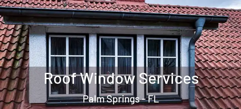 Roof Window Services Palm Springs - FL
