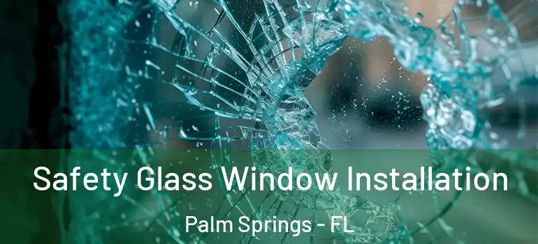  Safety Glass Window Installation Palm Springs - FL