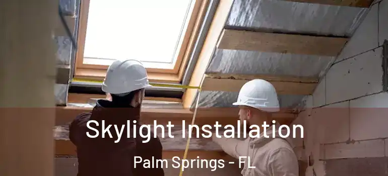  Skylight Installation Palm Springs - FL