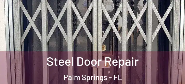  Steel Door Repair Palm Springs - FL