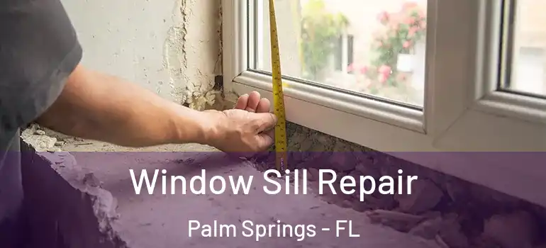  Window Sill Repair Palm Springs - FL