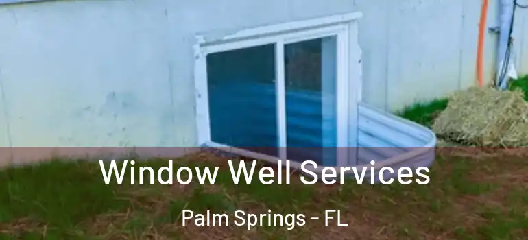 Window Well Services Palm Springs - FL